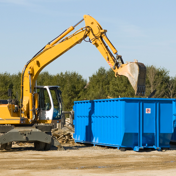 what are the rental fees for a residential dumpster in Mount Vernon Texas